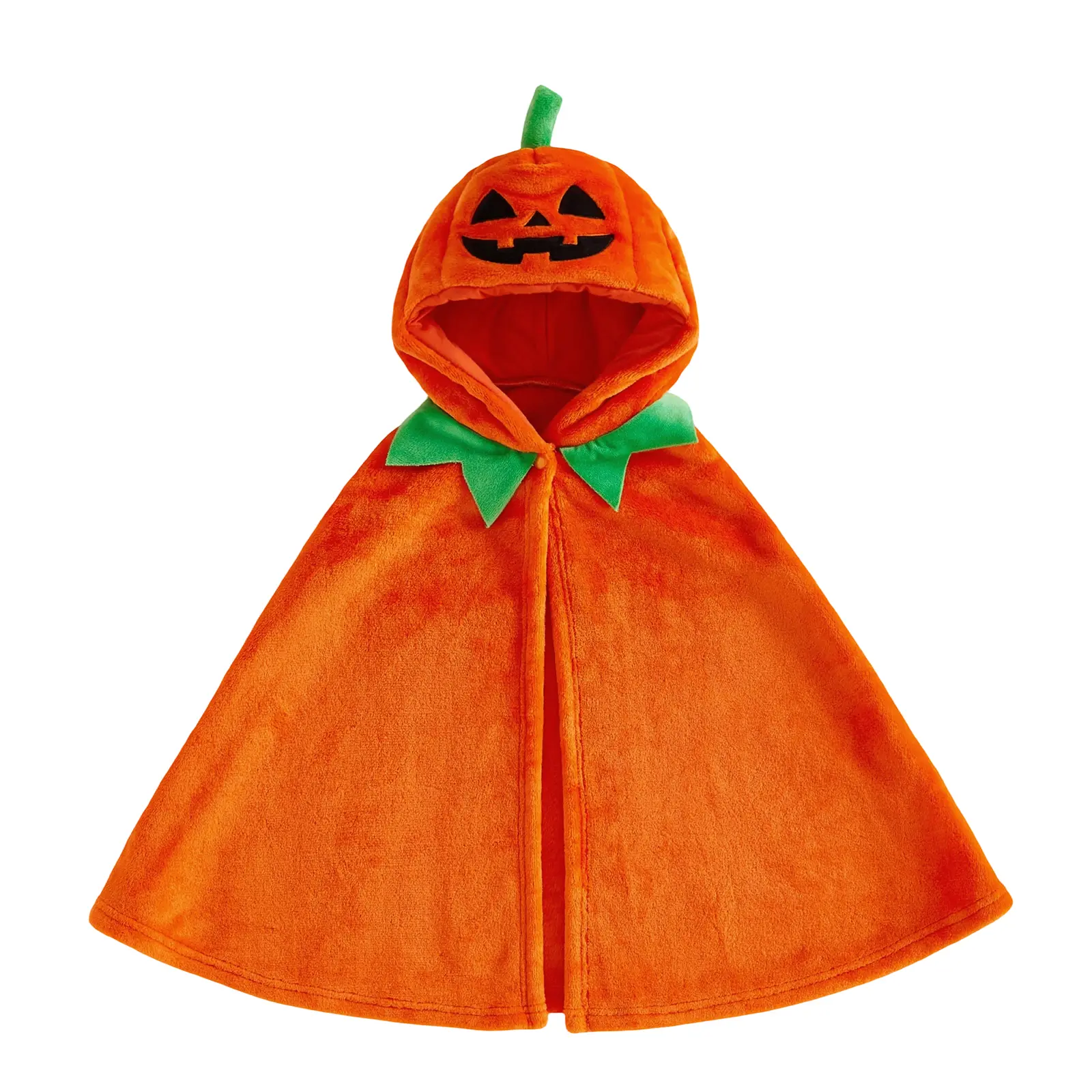 Canrulo Toddler Baby Little Boy Girl Cartoon Hooded Fleece Cape Pumpkin/Black Cat/Dinosaur Halloween Cosplay Poncho
