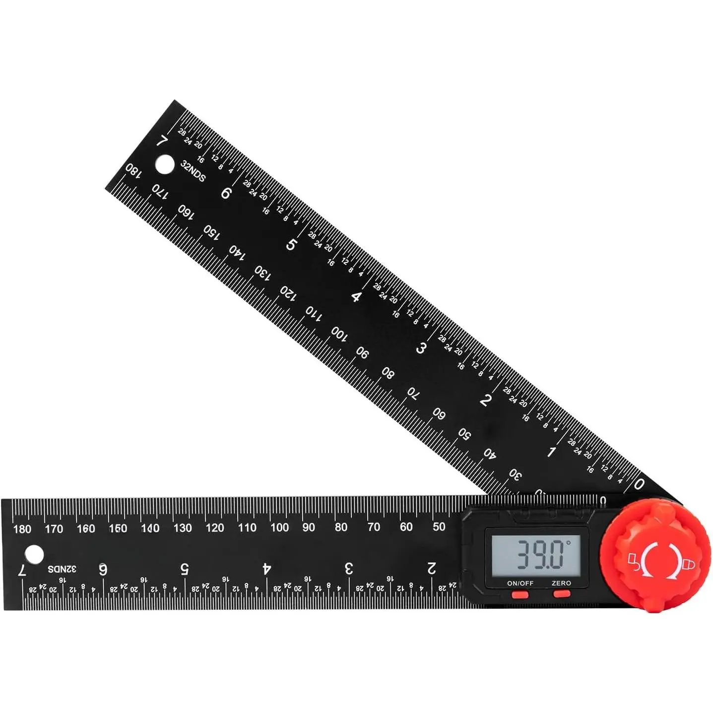 Digital Angle Finder Protractor, Angle Finder Ruler, 7inch 200mm 7inch/200mm, Angle Measuring Tool for Woodworking,Carpenter,Construction,DIY Measurement