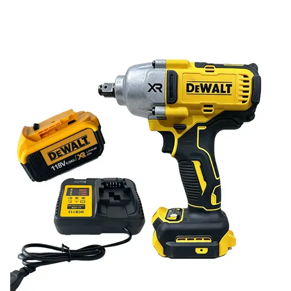 DEW F900 20V Brushless 1/2 Cordless Dual-Purpose Impact Wrench - 4-Speed Control, LED Light, Battery Compatibility, igh Torque Tool for Mechanics, Construction Contractors, Auto Repair Garage Equipment (Wrenches with Anti-Over-Tightening Te