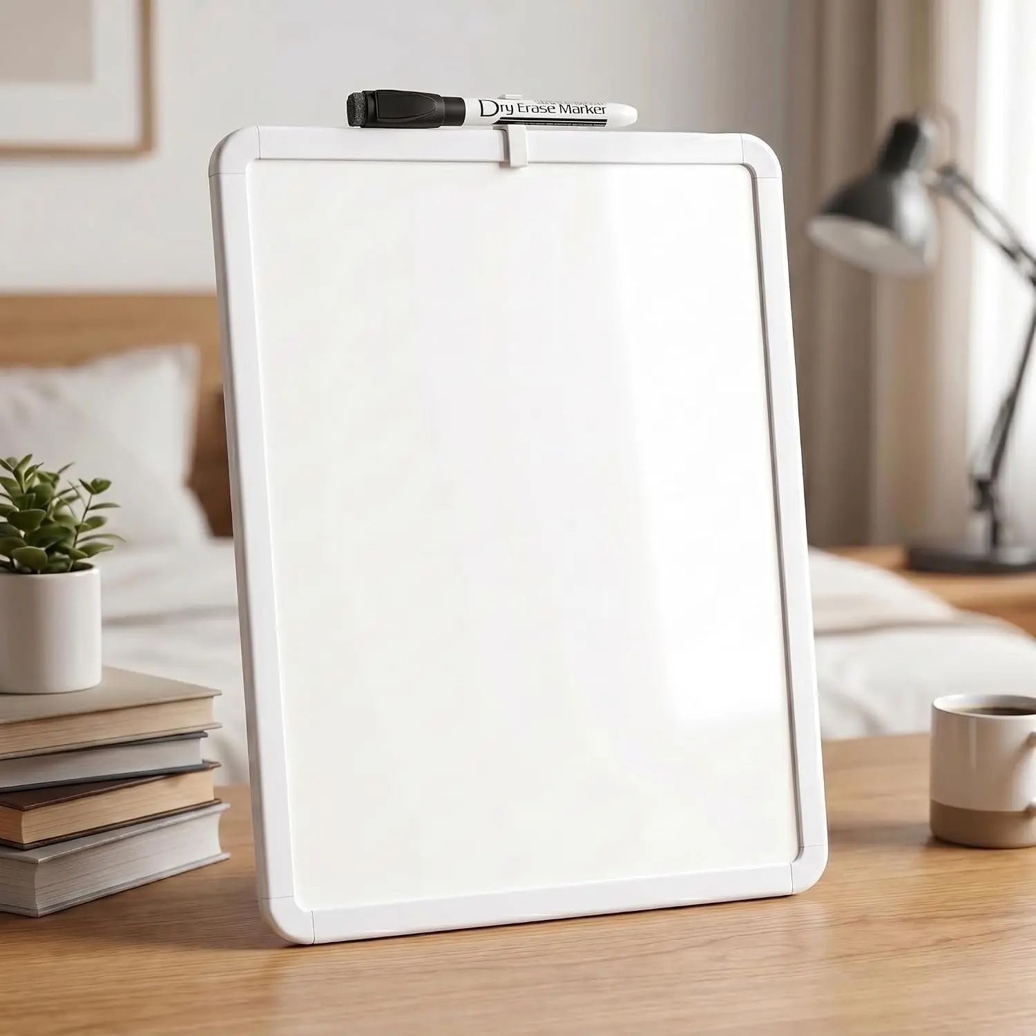 Small Dry Erase Board, 14.1” x 11” whiteboard Small White Board, Mini Whiteboard,  White Board for Fridge,A Dry Erase Marker Included