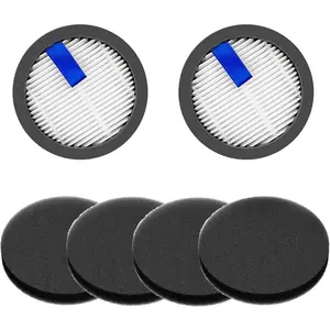 HEPA Filter Fit for Afoddon A200Pro A200 Fit for ORFELD B08 C10A C10G Fit for NEOUARE S12 S25 S26 Series Cordless Vacuum Cleaner with Sponge Filters