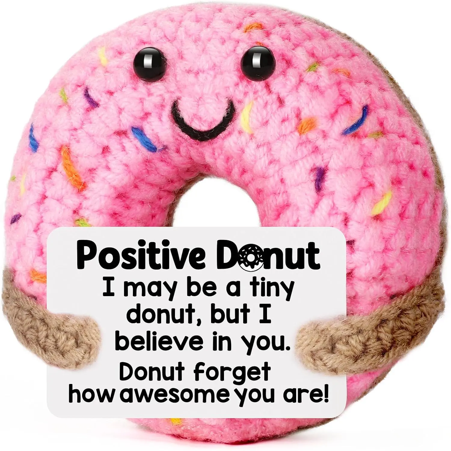 to School Gifts for Students - Inspirational  for Women | Crochet Donut  of School  for  Teen Girls Boys , Motivational  Encouragement Positive Support