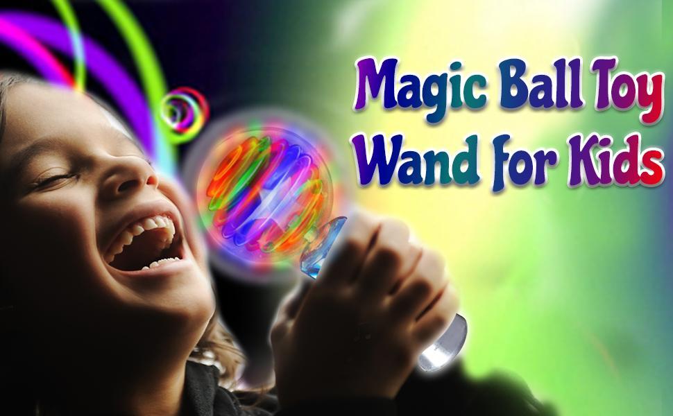 Spinning Light Up Magic Wand Toy – LED Light Up Sensory Spinner for Kids.Perfect Party Favors, Classroom Prizes & Autism-Friendly Gift.Mesmerizing Visual Fun!