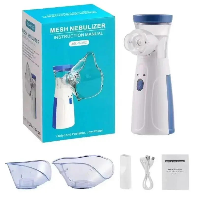 Portable Nebulizer for Adults and Kids,Handheld Mesh Nebulizer, Rechargeable Ultrasonic Nebulizer for Travel Home Use men andwomen campingessentials