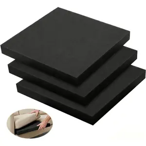 3 Pcs 45D 22" x 22" x 2.4" High Density Rectangular Couch Cushion Support Replacement for Sagging Sofa Cushions Furniture Seat Sagging Repair