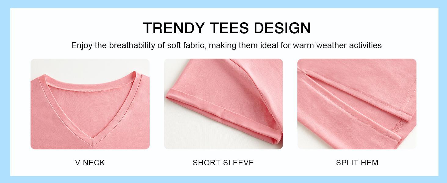 Imily Bela Womens Oversized Tshirts V Neck Short Sleeve Tops Summer Casual Loose Fit Tunic Tee Shirts Imily Bela Womens Oversized Tshirts V Neck Short Sleeve Tops Summer Casual Loose Fit Tunic Tee Shirts