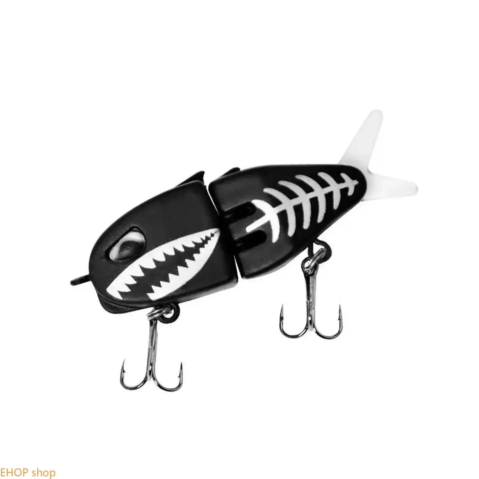 Black Raptor Mini Glide Bait High Hooking Saltwater Artificial Swimbait Premium Hard Lure For Bass Family Outdoor Fishing Tackle Supply