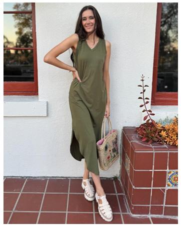 WIHOLL Summer Casual Floral Dresses Maxi Dress Vacation Beach Sundresses 2025 with Pockets SpringStatements