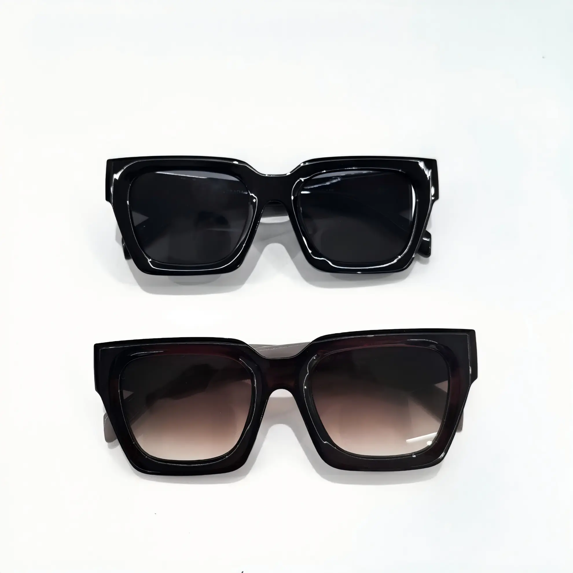 Square Framed Sunglasses for Women & Men, Retro 90s Oversized Bold Shades with a Full Rim Polycarbonate Frame and TAC Shield Lens with UV Protection
