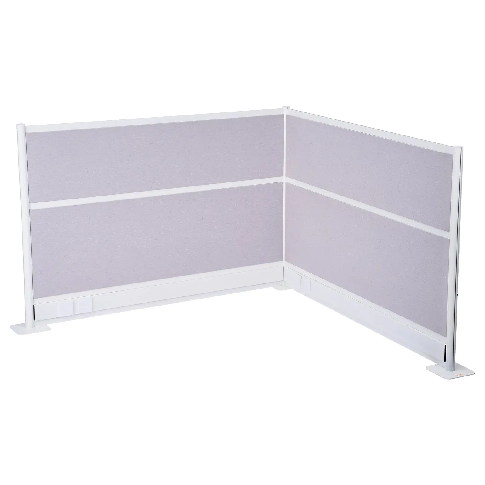 Office Divider Privacy Partitions, 2-Pack, 72" x 48" Room Divider Walls, PET Workstation Cubicle Partition with Outlet Covers, Freestanding Privacy Panels for Office Library School