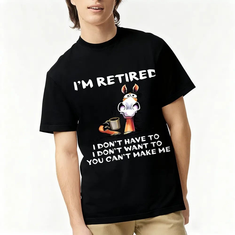 Casual Fashion Printed T-Shirt for Women, Trendy Lettering, Base Layer, Daily Outings, , Animal