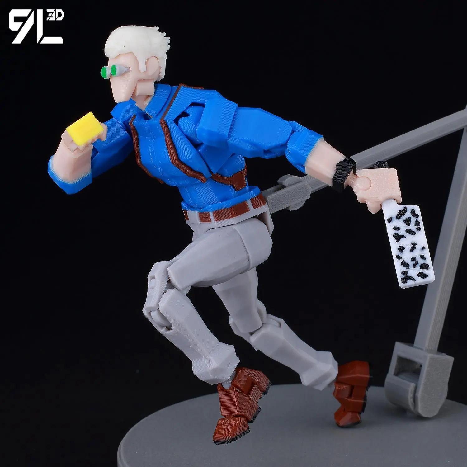 9L3D T13 Nanami Kento Battle Pose Figure JJK Anime Action Model LUCKY13 Figure Collector's Edition Dummy13 Gift for Fans