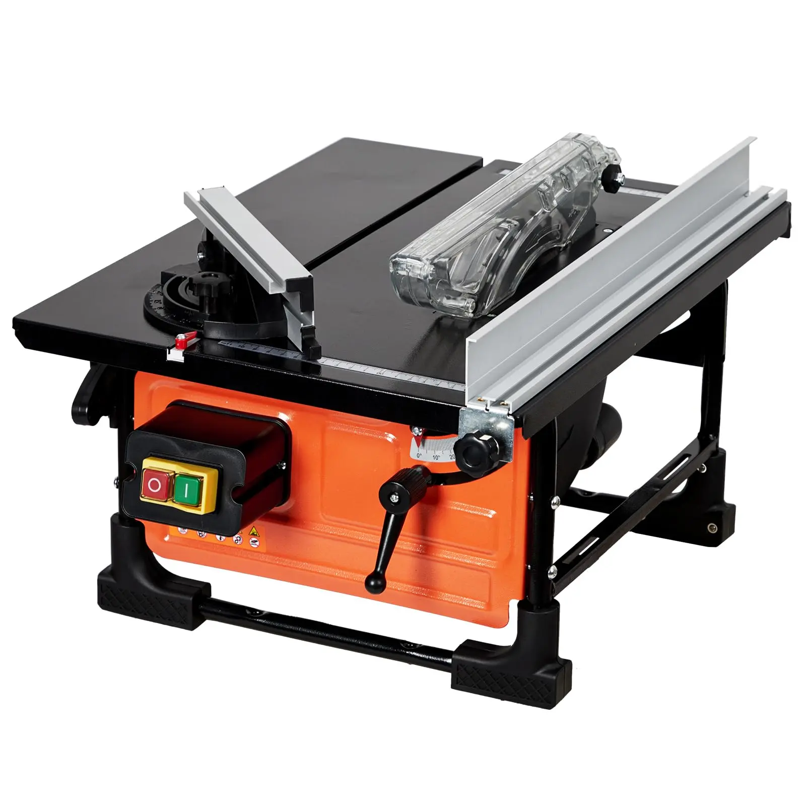 FathersdaygiftGARVEE Portable 8-inch Table Saw with 3576RPM Cutting Speed, 24T Blade, and Efficient Dust Collection for Adjustable Cuts, Perfect for DIY Woodworking Projects and Home Improvement.