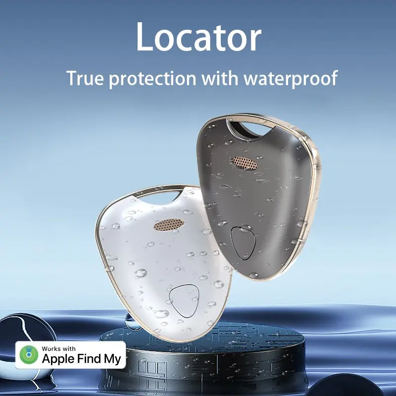 Mfi Certified Smart Item Tracker, Bluetooth-compatible Anti-Lost Locator Compatible with Apple Find My, Waterproof Mini GPS Key Finder, Long Battery Life