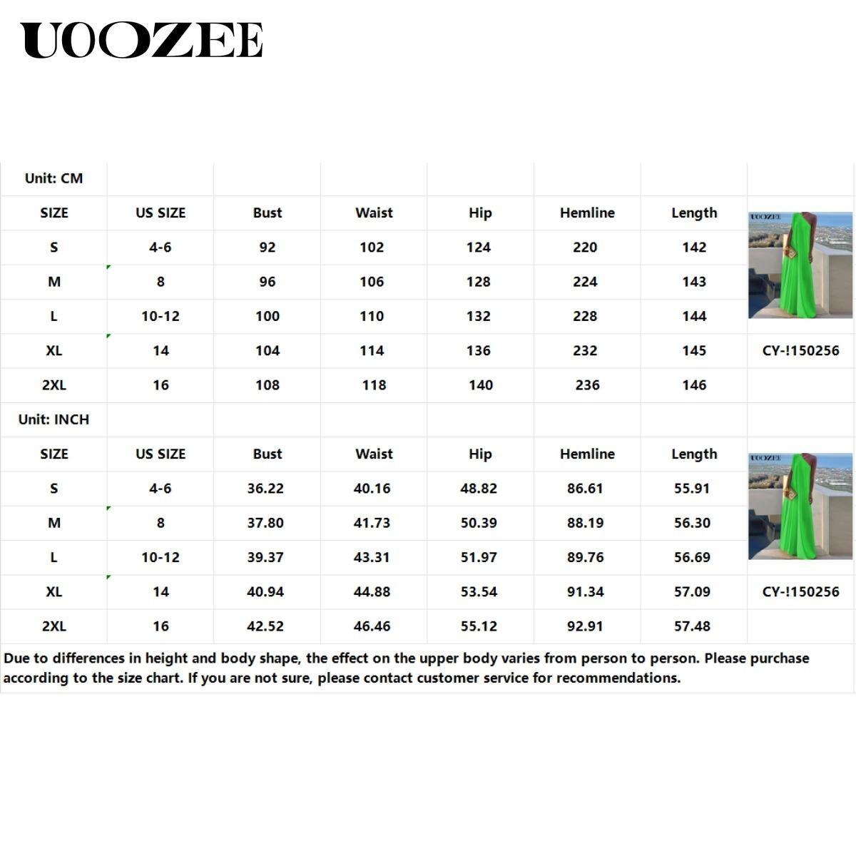 UOOZEE Women's Casual Loose Asymmetric Solid Color Split-Joint One-Shoulder Maxi Dresses, Party, Holiday Elegant Style, Chiffon Fabric, birthday outfit One Size Up Recommended for C - Cup and Above