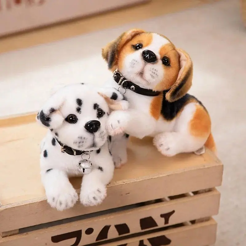 New and High-Quality Dalmatian Spotted Puppy Plush Toy - PP Cotton Stuffed Doll, Cute Realistic Design, Kids Birthday Gift, House Decoration (Toys & Hobbies, DIY, Felt Crafts)