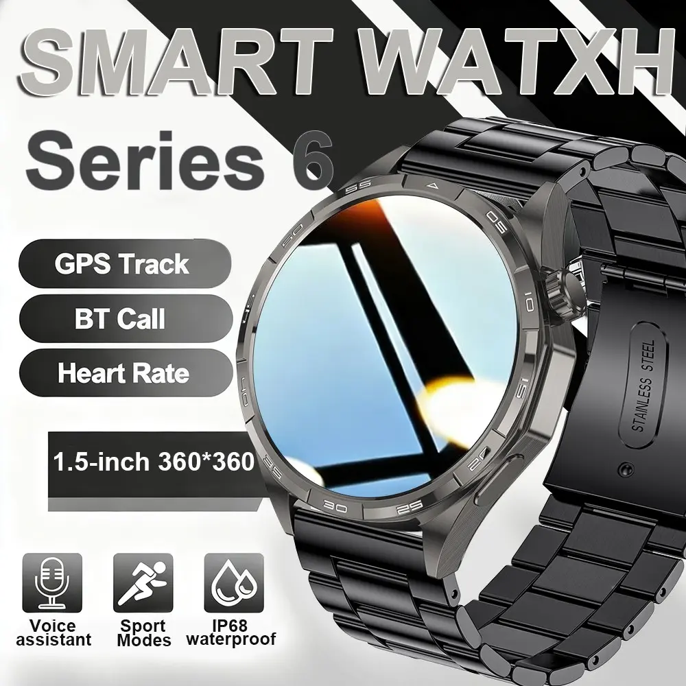 2026 New Smart Watch, Metal Body, Silicone Strap, Multiple Displays, Wireless Communication, Sms Alerts, Fitness Tracker, USB Charging, Music Control, Step Counter, Gift Idea, Touchscreen