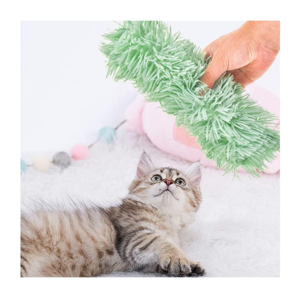 3pcs  9.53*4.13inch Cat Toys Cat Pillows Interactive Cat Kicker Catnip Toys Soft Durable Cat Teething Chew Toy Promote Exercise for Indoor Cats Pet Supplies Kitty