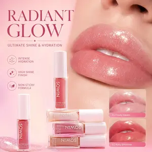 Glow Reviver Plumping Lip Oil, Ultra-Glossy Nourishing Lipgloss with Cooling Tingle & Fresh Minty Scent for Plumped-Up Pout