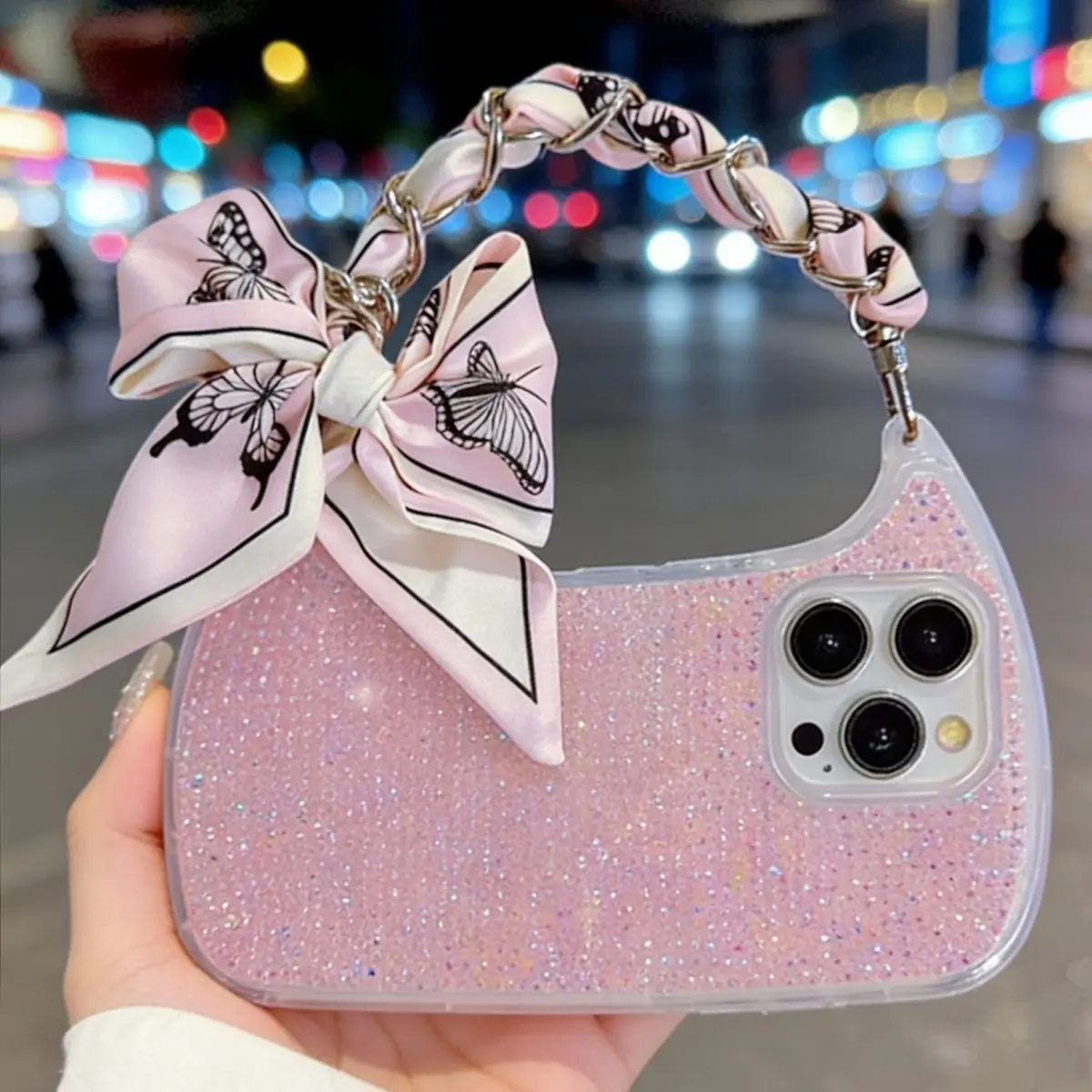 Luxury Ribbon Retro Phone Case Casing for Apple Series, Stylish Protective Cover, Perfect Fit for iPhone Models, Durable & Aesthetic Design