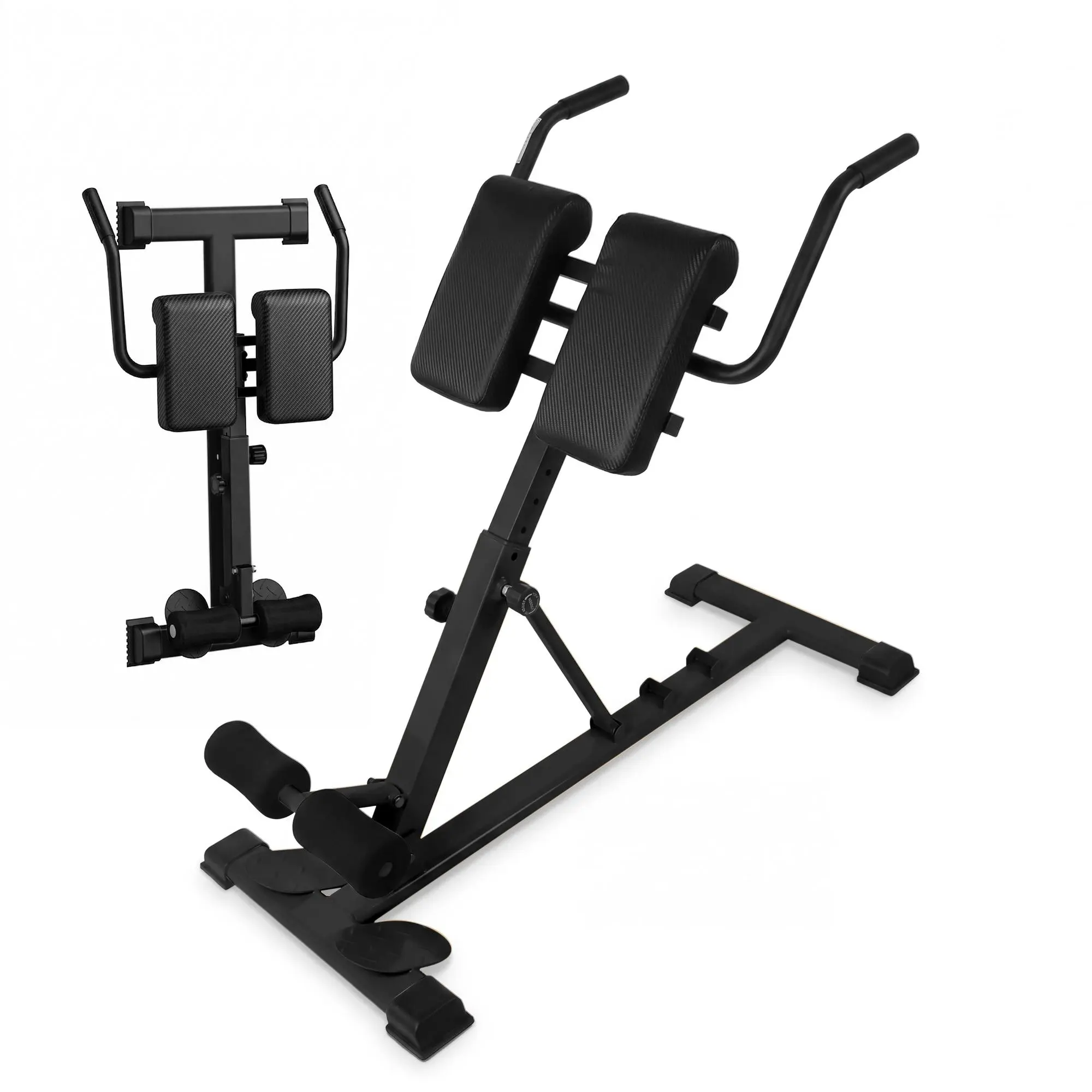 Gaomon Roman Chair Hyperextension Bench, Adjustable Back Extension Machine for Home Gym, Glute Hamstring Lower Back Workout, 330lbs Capacity, Carbon Steel Frame