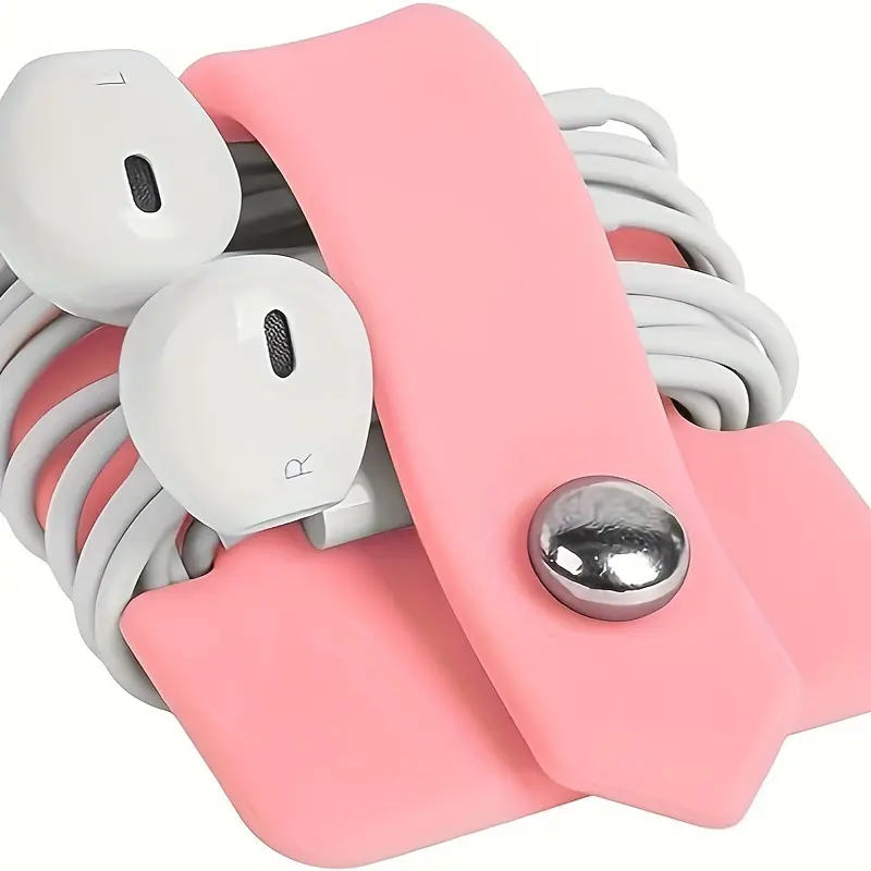 Earphone Wire Organizer, Earbuds Holder, Earphone Wrap, Wire Winder, Cable Winder, Desk Cable Organizer, Cord Organizer For Desk (1 Earphone Winder, Earphone Not Included)