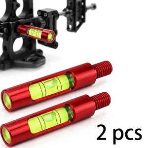 Berger Hole Bow Level 2-Pack with Storage Pouch,Aluminum Bow Leveling Kit for Precision Compound Bow Tuning| Lightweight Archery Tool for Sight, Arrow Rest & D-Loop Setup