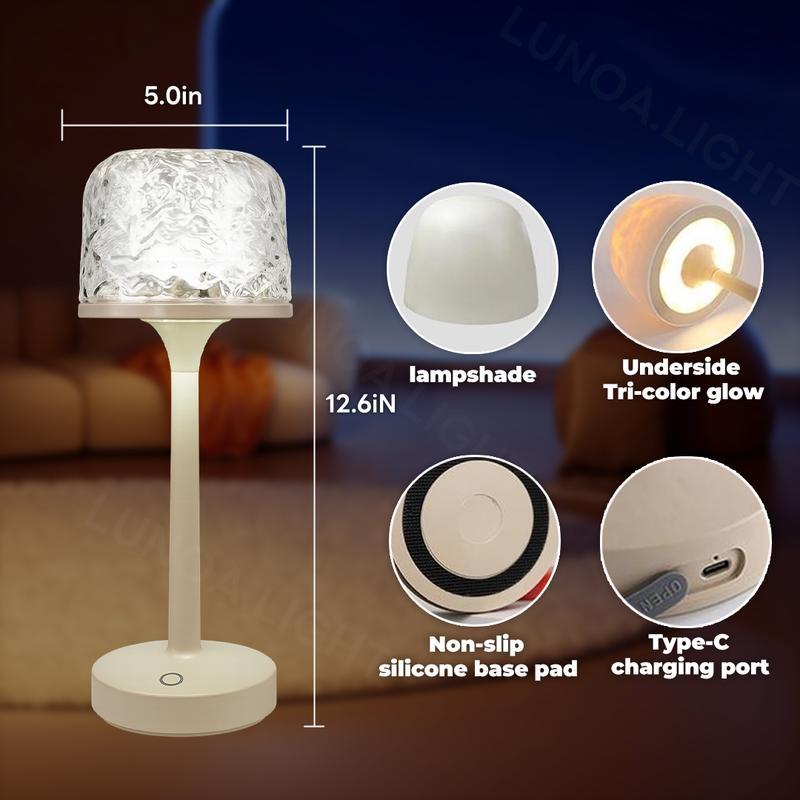 Aurora/Ocean Wave/Water Ripple Desk Lamp 16-Color Ambient Table Lamp with Control, Relaxation &Romantic Night Ambience,Suitable for Bedroom, Living Room, Study, Home,Perfect Gift for Holidays, Birthdays & Events! Bedroom lighting Aurora/Ocean Wave/Water Ripple Desk Lamp 16-Color Ambient Table Lamp with Control, Relaxation &Romantic Night Ambience,Suitable for Bedroom, Living Room, Study, Home,Perfect Gift for Holidays, Birthdays & Events! Bedroom lighting