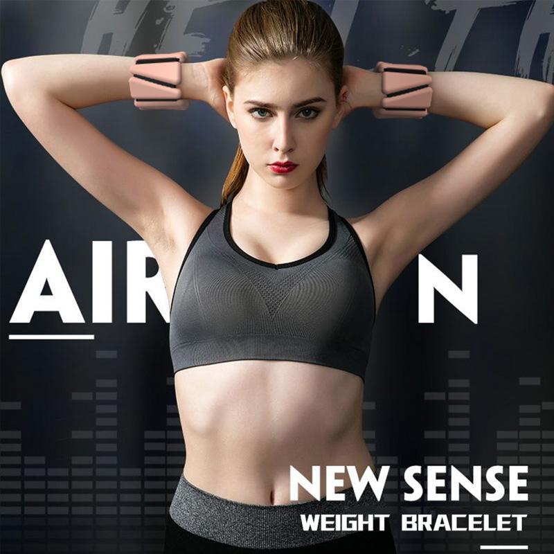 Adjustable Weighted Wrist/Ankle Strap, 1/2 Counts Multifunctional Fitness Equipment for Men & Women, Home Gym Workout Equipment