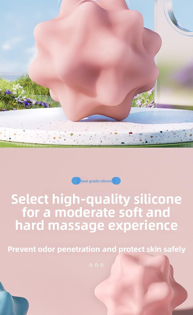 Fascia ball silicone lumbar and back muscle relaxation yoga ball neck and foot acupressure stimulation massage ball