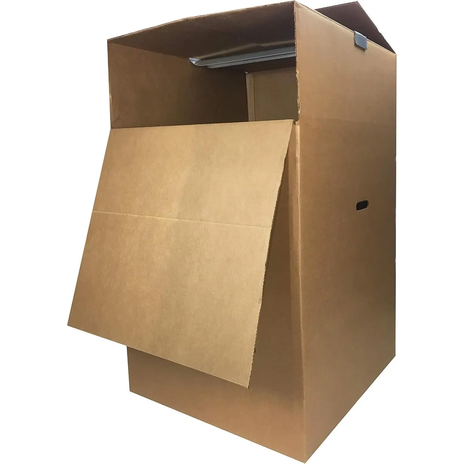 Space Saving Wardrobe Moving Boxes 20 x 20 x 34 Inches, 1-Pack, Kraft/Corrugated (BOXMINIWAR01)