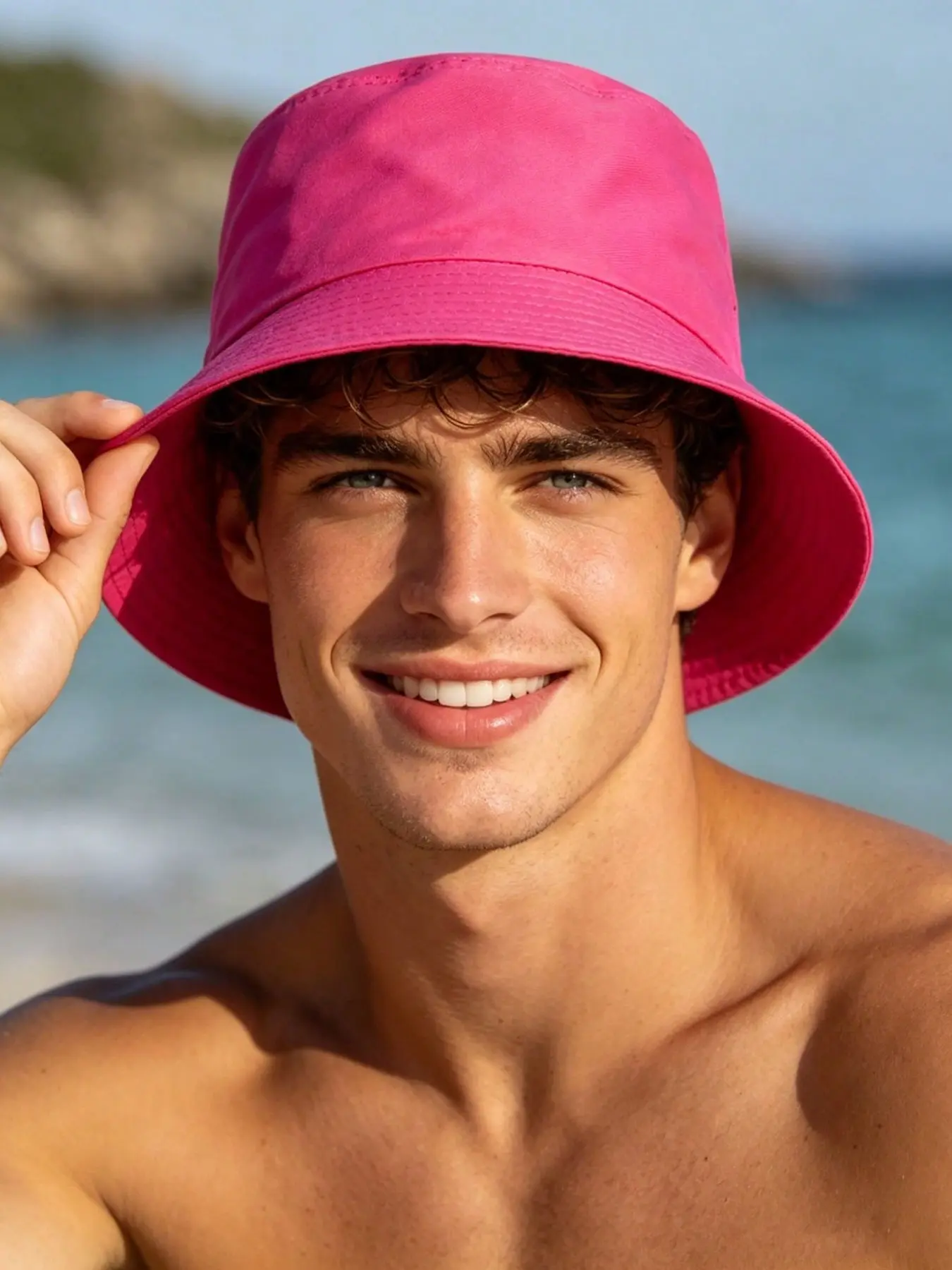 1/2 Pcs Unisex Solid Color Bucket Hat, Foldable Sun Hat, Minimalist Lightweight Fisherman Cap, Breathable Wide Brim Hat for Sun Protection, Suitable for Men & Women, Great for Outdoor Leisure, Vacation, Beach, Travel Hiking and Fishing