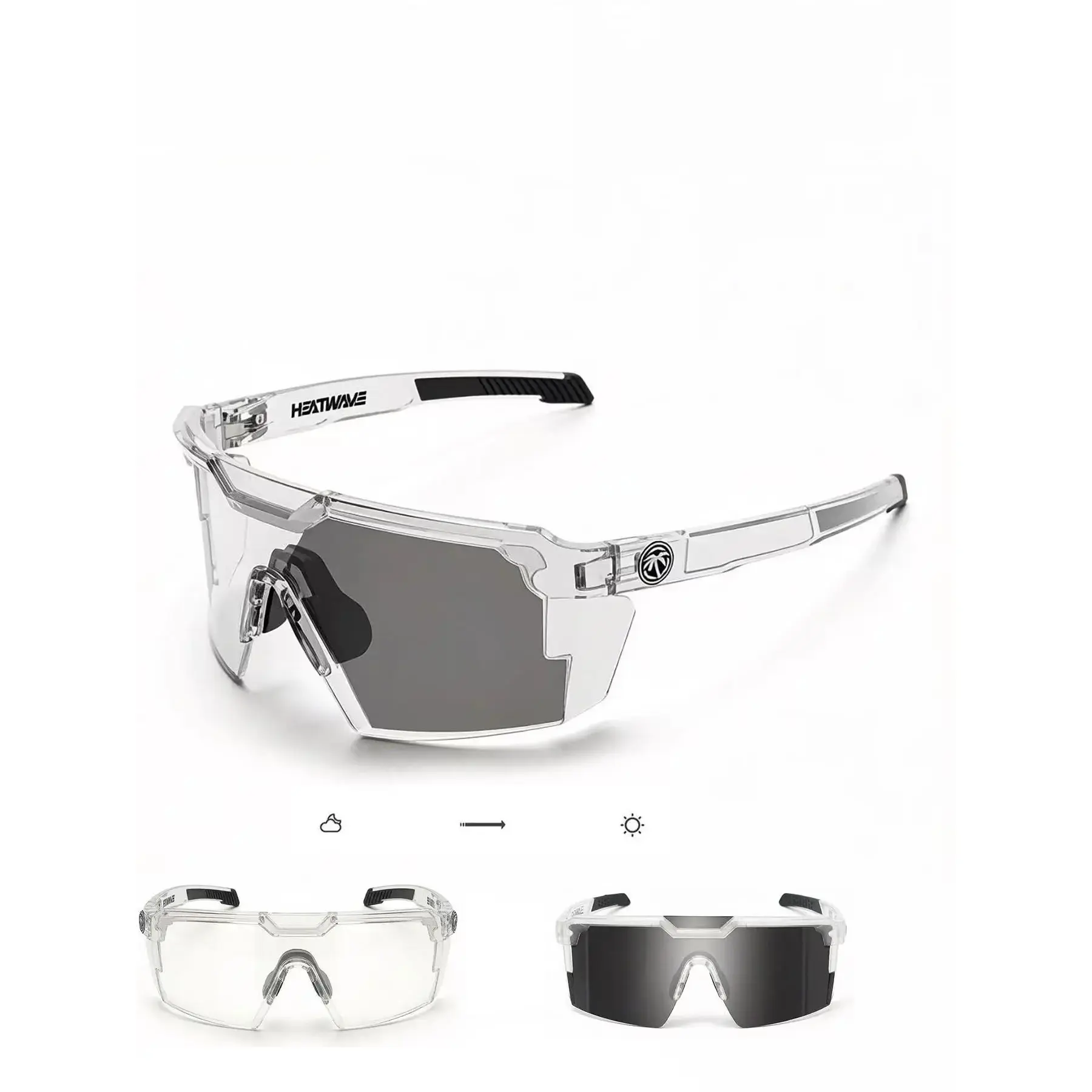 Unisex Sporty Sunglasses, Windproof Protective Glasses, Ideal for Cycling, Running, Fishing, Driving, Outdoor Activities