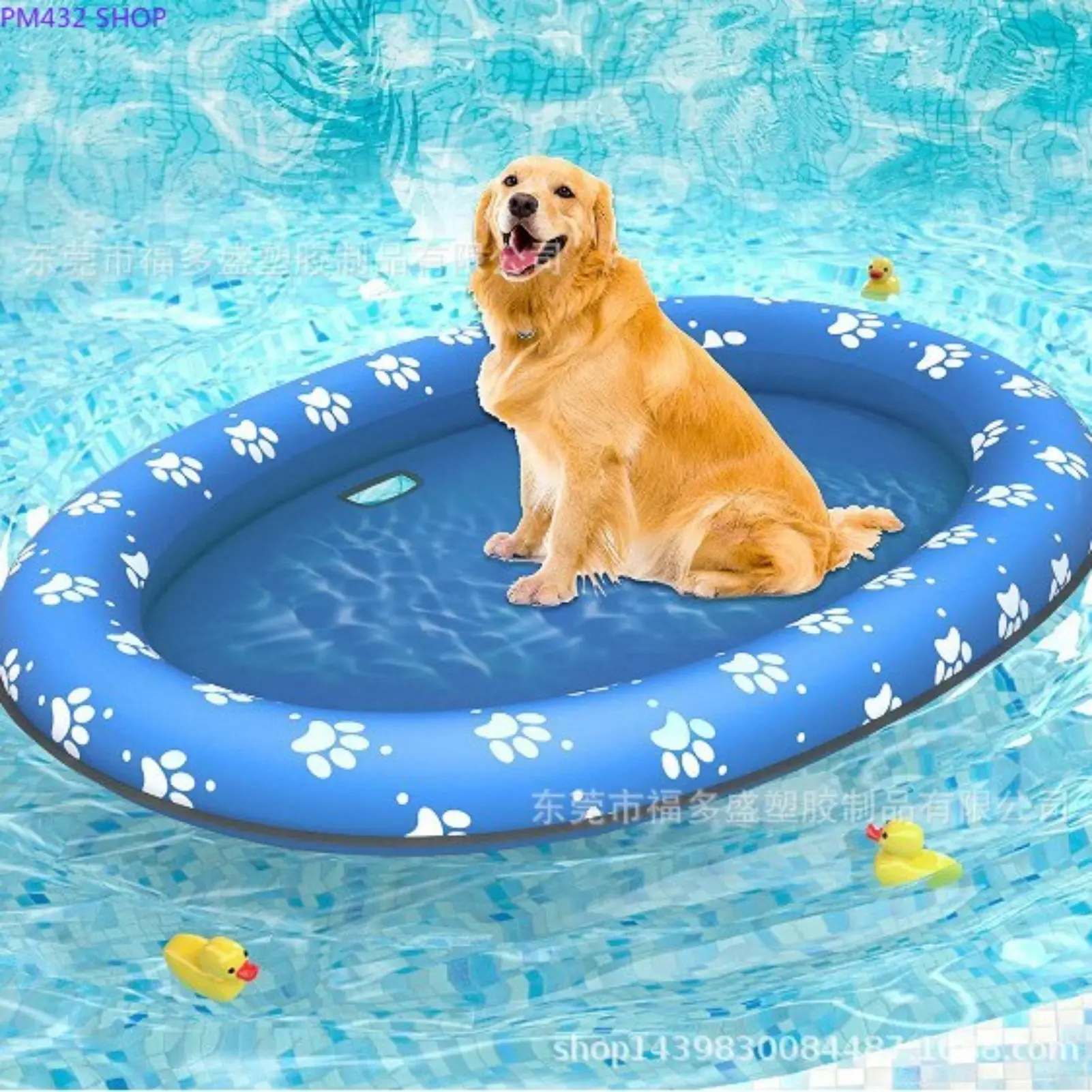 Inflatable Dog Pool Float – Pet Water Floating Bed for Dogs, Durable Inflatable Pet Raft Lounge Mat, Summer Dog Float Bed for Pool, Lake & Beach Pet Swimming Accessories (Multiple Styles Available)