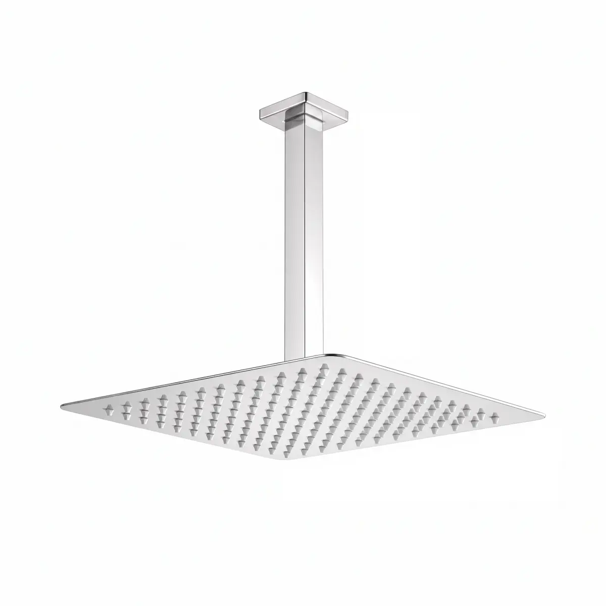 Wall Mount Fixed Rain Shower Head - High-Pressure, Water-Saving Indoor Bathroom Fixture