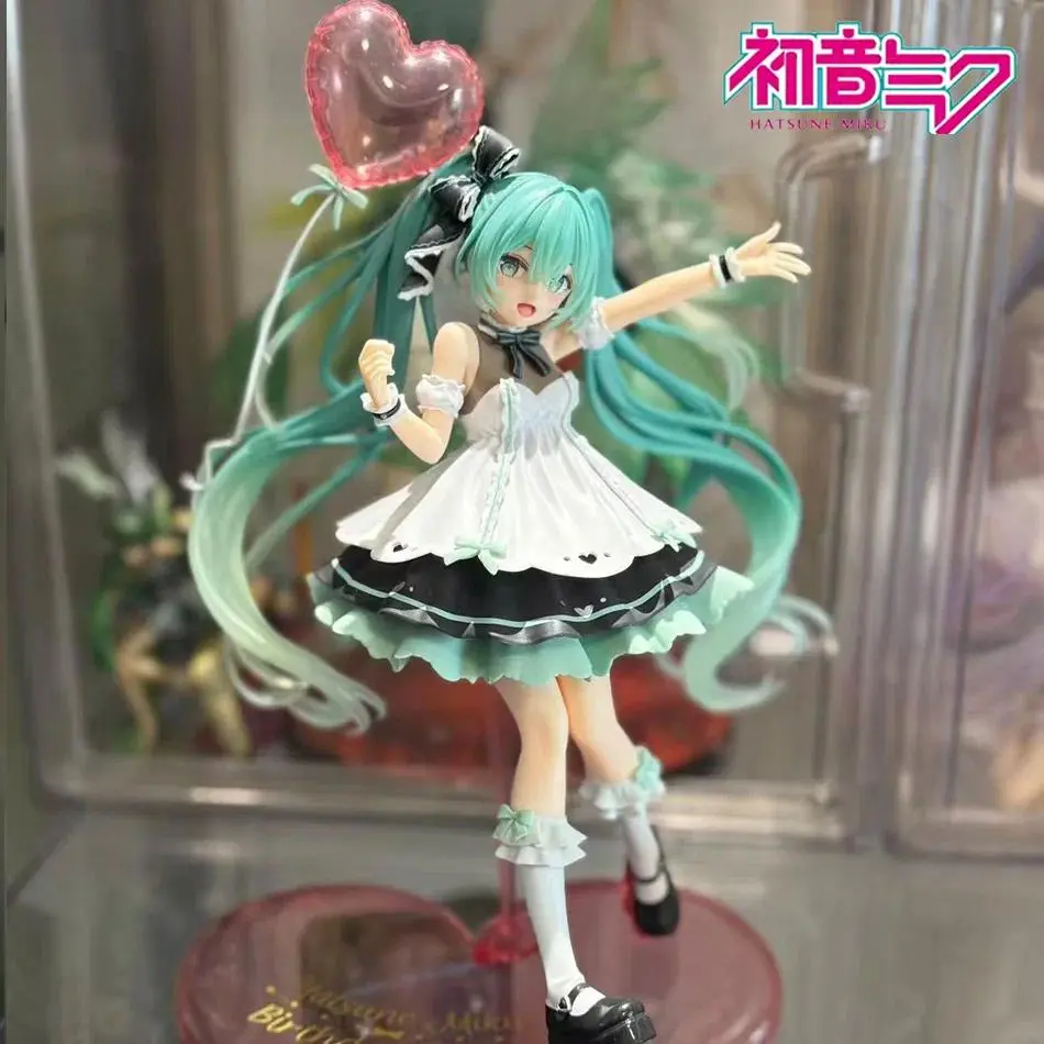 Bandai Hatsune Miku 2025 Birthday Party AMP Figure Anime Action Model Collectible Toy Gift