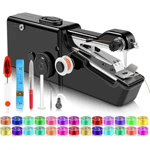 Sewing Machine, Mini Sewing Machine for Quick Clothing Repairs, Easy One-Hand for Beginners, Lightweight Sewing Tool for Home Travel and DIY Projects