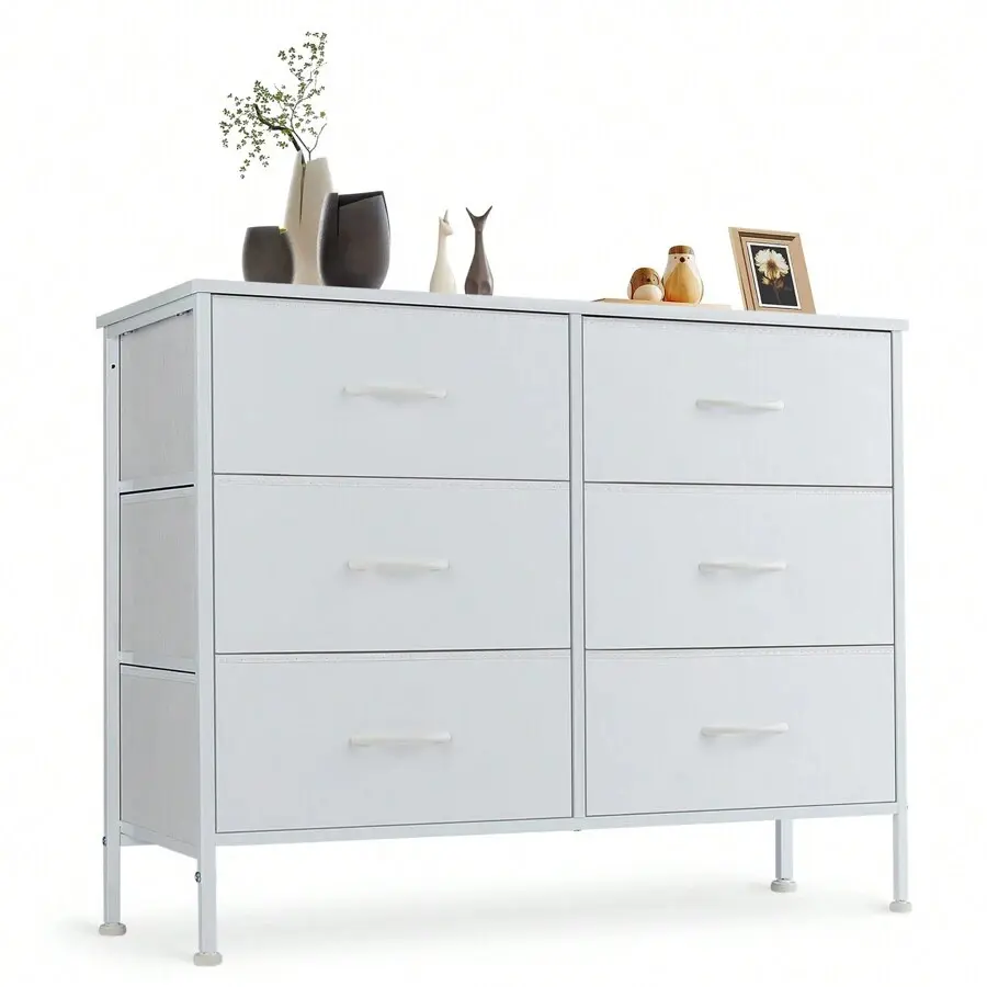 Dresser Bedroom, 6 Drawers Dressers And Chests Of Drawers, TV Stand Bedroom With Drawers, Kids Dresser Storage Dresser Living Room