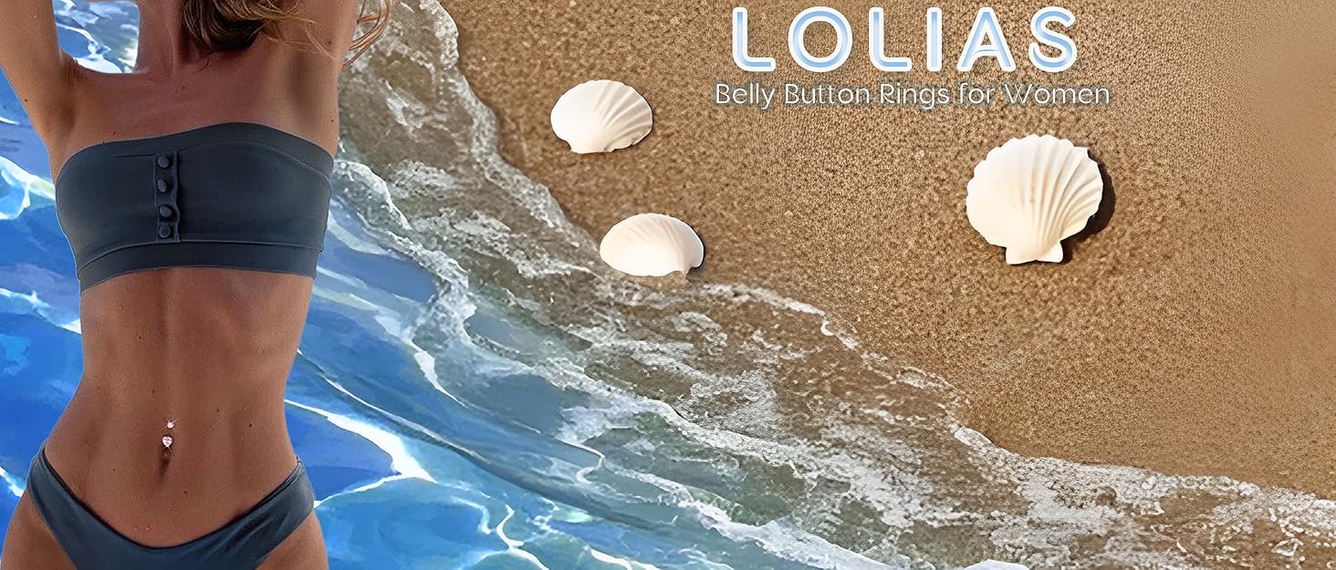 LOLIAS Silver/Gold Plated Belly Button Rings Surgical Stainless Steel Belly Rings CZ Clicker Belly Button Piercings for Women Navel Piercings Pack,Silver/Gold