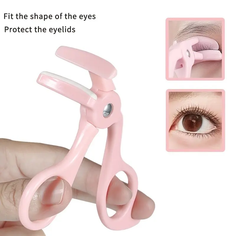 Portable Eyelash Curler, Professional Wide-Angle Lash Tool, Ergonomic Handle, Long-Lasting Curl, Fits All Eye Shapes, Beginner Friendly