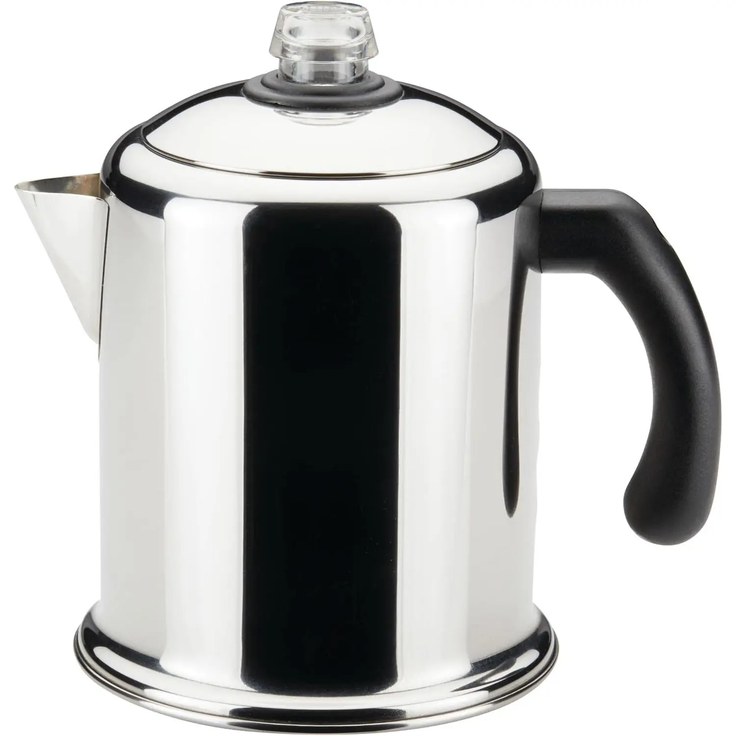 8-Cup Classic Stainless Steel Yosemite Percolator Coffee Pot for Camping & Hiking Camp Kitchen, 8-Cup Size