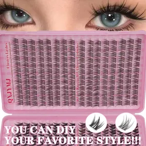 32 Rows/352pcs Cartoon Style False Eyelashes Set, Synthetic Lashes, Mixed Styles, C Curl, Short Natural Forked Lashes, Perfect for Beginners, Daily Wear, Parties