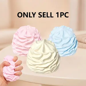 1pc Three Color Options Realistic Cream Squeeze Toy, Soft Silicone Texture, Stress Relief Adult Fidget Toy, Comfortable and Relaxing