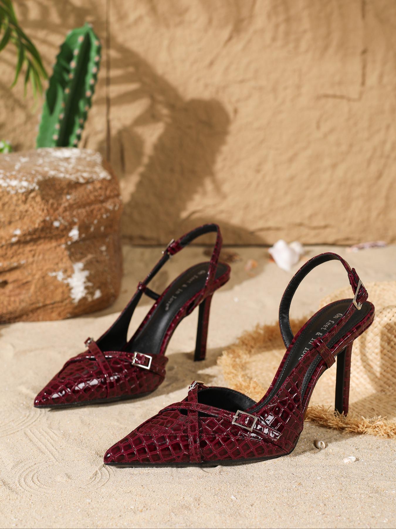 Women's Elegant Stiletto Heels, Fashionable Pointed Toe High Heel Shoes for Party, Daily Clothing Decor for Women & Girls