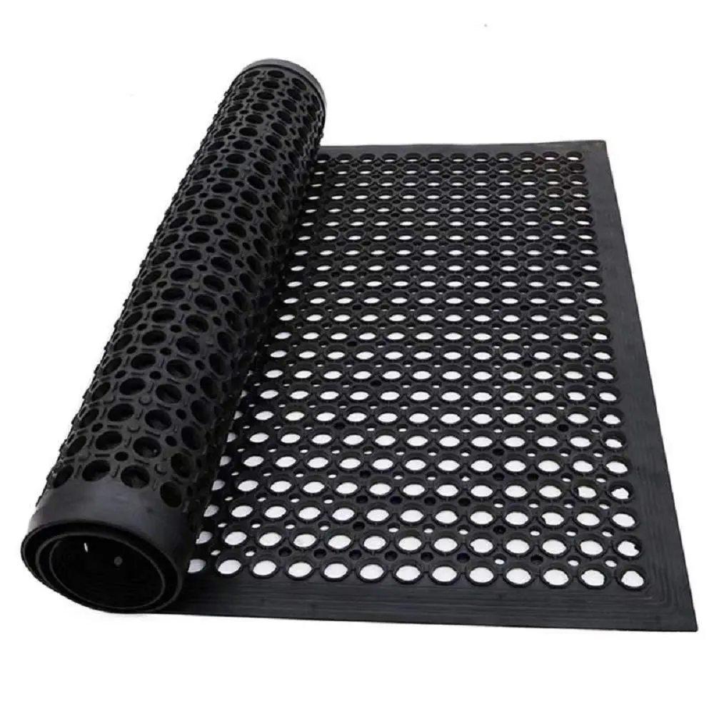 Commercial Anti- Drainage Rubber Matting 82.6"x35.4"Heavy Duty Non-Slip Floor Mats for  or Business Indoor Outdoor Use Workstation Mat