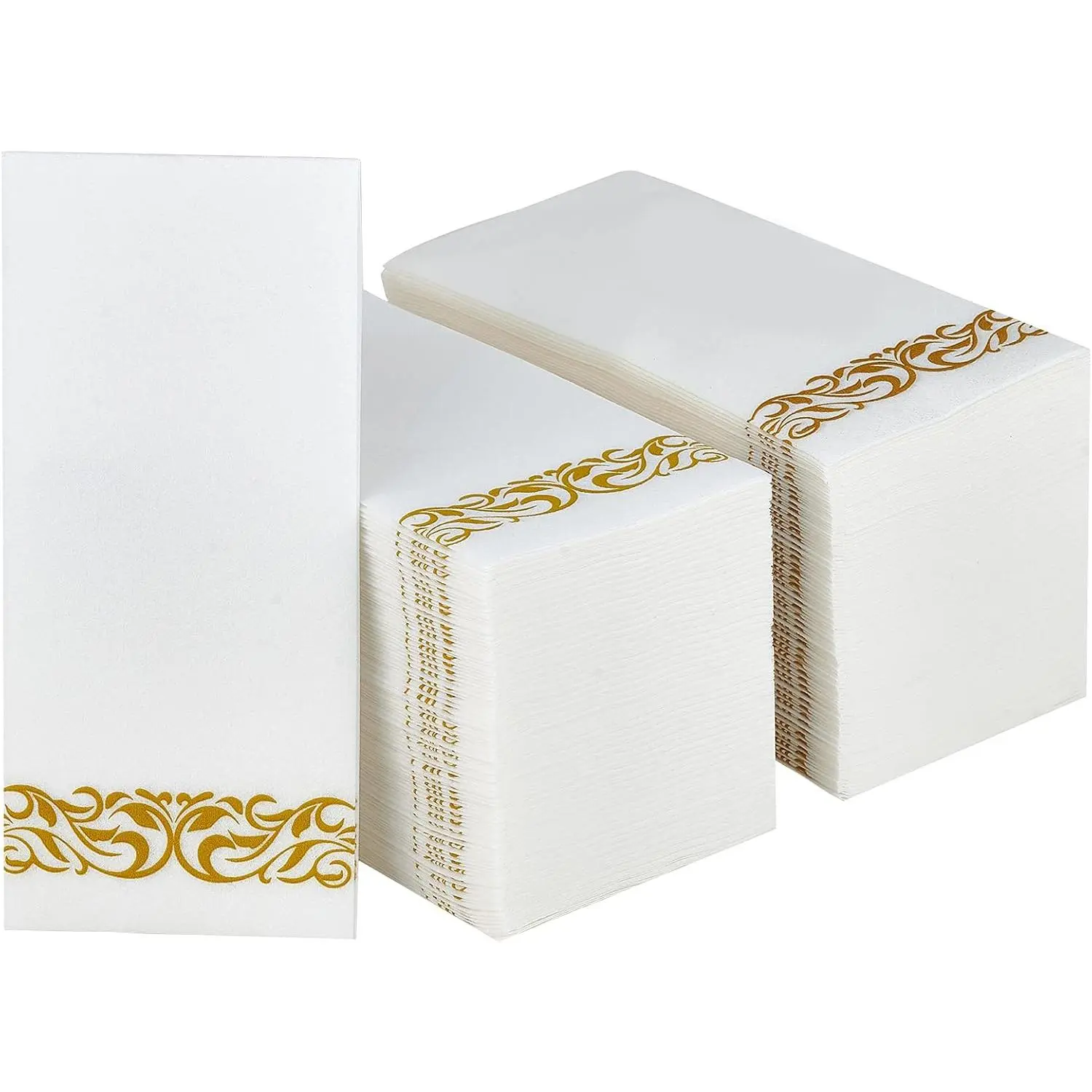 200Pack Guest Towels Disposable Bathroom, Paper Hand Towels,  | Soft & Absorbent Paper Hand Towels, Decorative Bathroom Napkins for , Dinners, Wedding, Thanksgiving