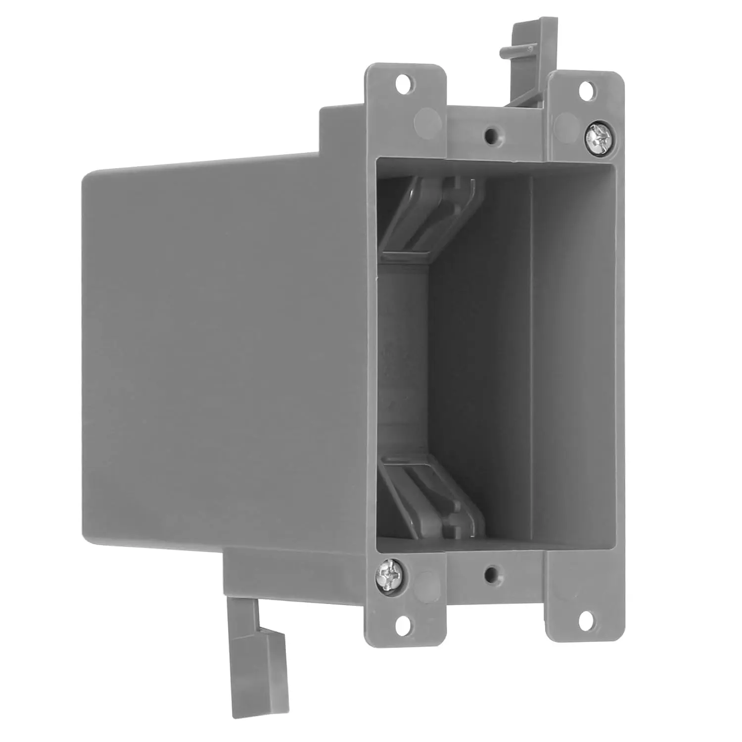 HXH 1 Gang Electrical Outlet Box, 20Cu Inch Grey Plastic Electrical Ultra deep Outlet Box for Home Improvement, ETL Listed for Reliable Home Upgrades(Pack of 1).