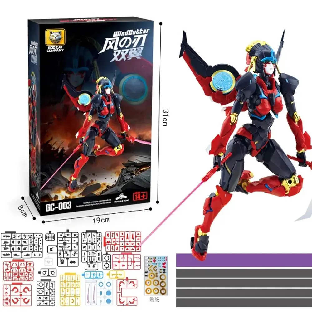 GC003 GC-003 Windblade Wind Girl G1 Series Movable Robot Popular Assembly Model Kit Anime Action Figure Toys