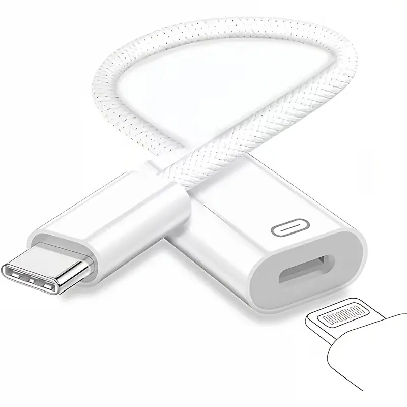 iPhone Lightning to Type-C Adapter, Fast Charging & Data Transfer, Compatible with iPhone and Cellphone Devices, Essential Accessory for Mobile Users