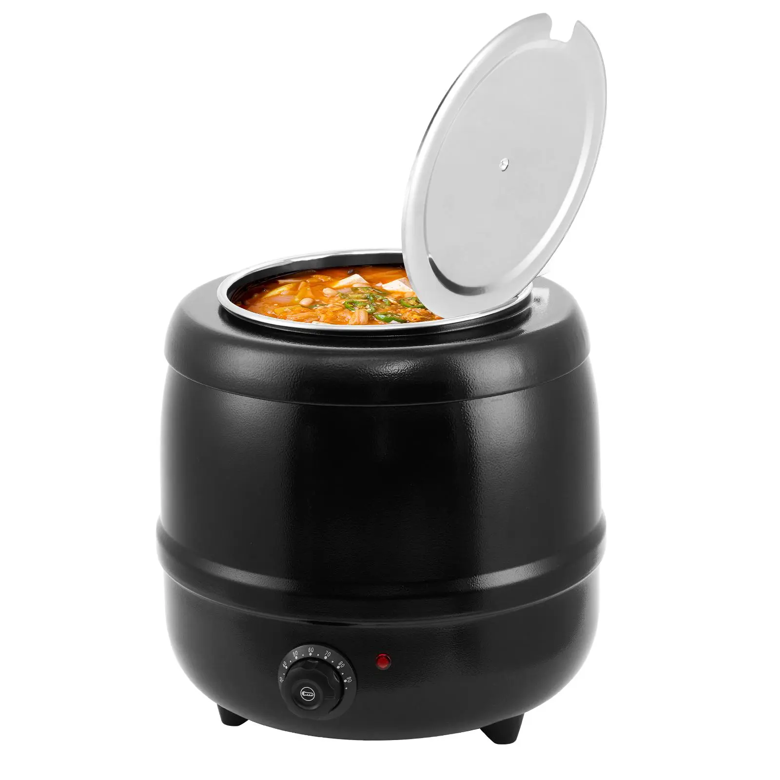 10.5QT Commercial Soup Kettle Warmer with Stainless Steel Removable Pot